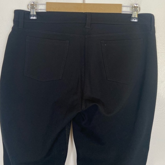 Eileen Fisher Women's jeggings Skinny Pants Size 12 Color Gray and Black - Picture 4 of 10